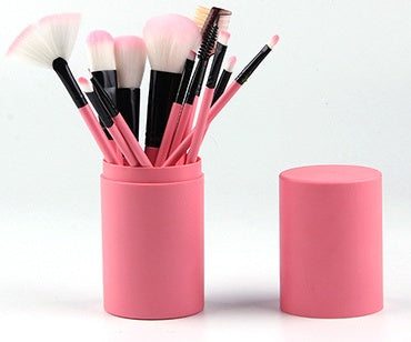 12-Piece Professional Makeup Brush Kit  Lightweight Makeup Brush Set