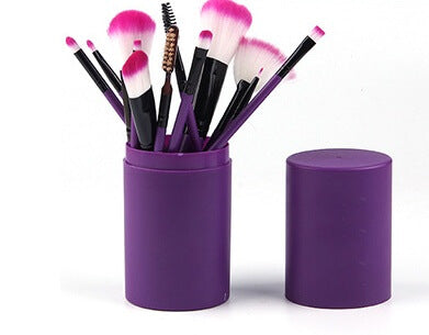 12-Piece Professional Makeup Brush Kit  Lightweight Makeup Brush Set