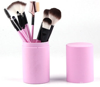 12-Piece Professional Makeup Brush Kit  Lightweight Makeup Brush Set