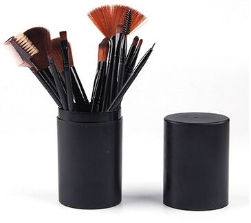 12-Piece Professional Makeup Brush Kit  Lightweight Makeup Brush Set