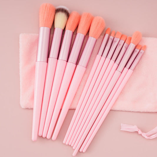 13-Piece Cosmetic Brush Set For Women  Professional Makeup Brush Kit