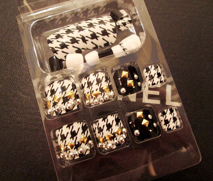 24pcs Artificial Acrylic Toe Nails Set | Salon Quality Fake Toe Nails