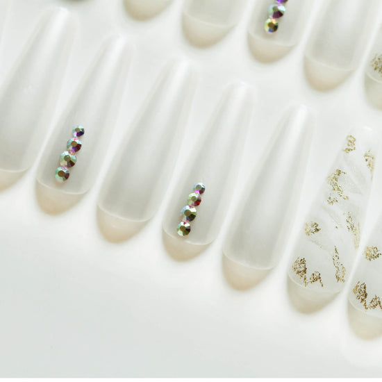 30 Pieces Ballet Style Nail Art Stickers Set | Fake Nail Art Design