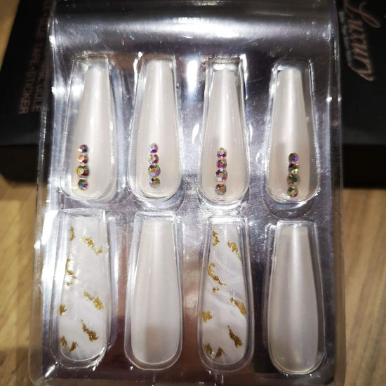 30 Pieces Ballet Style Nail Art Stickers Set | Fake Nail Art Design