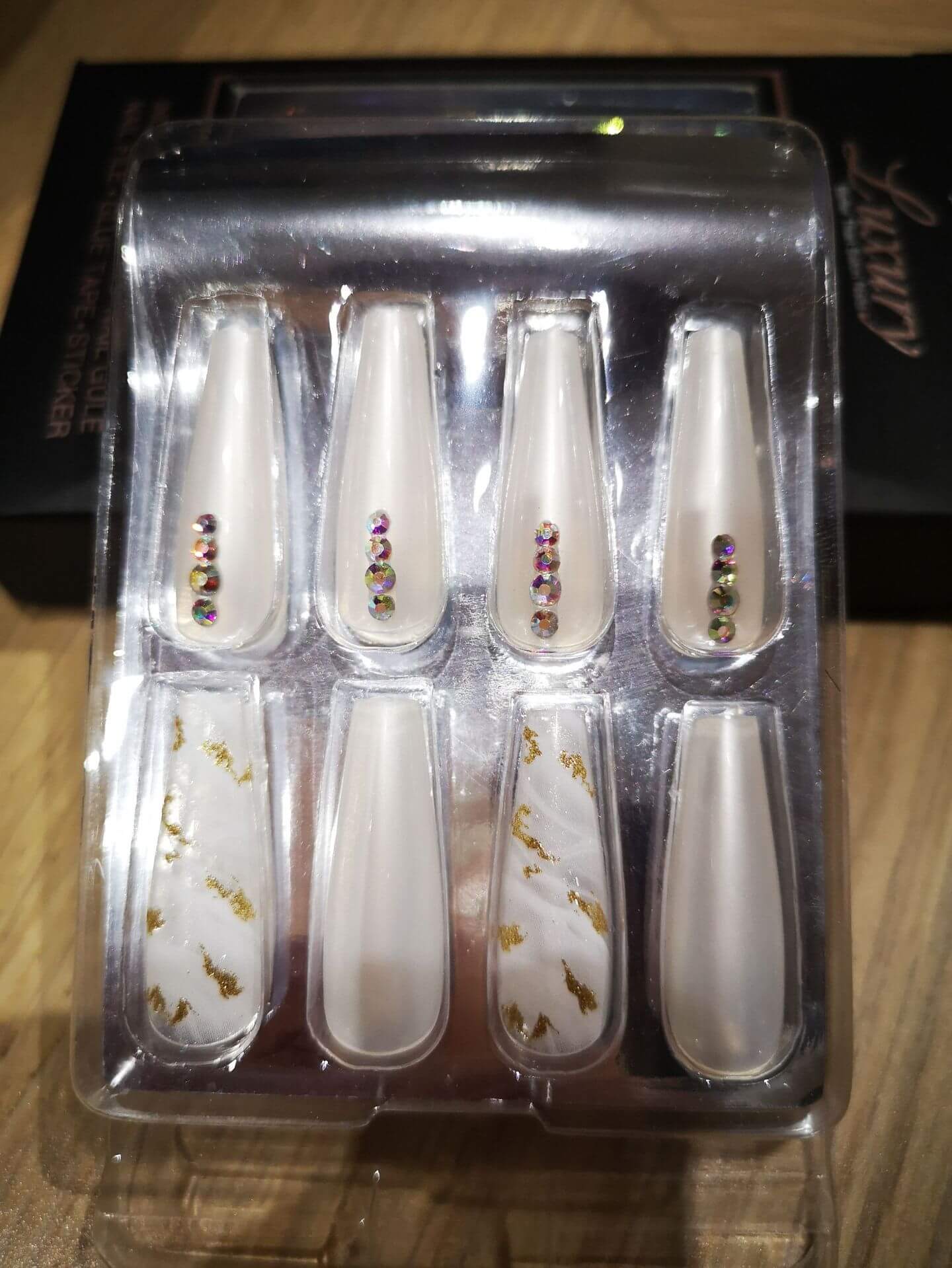 30 Pieces Ballet Style Nail Art Stickers Set | Fake Nail Art Design