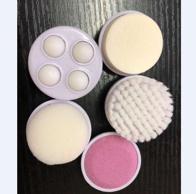 5-In-1 Facial Brush For Exfoliation | Electric Facial Cleansing Device
