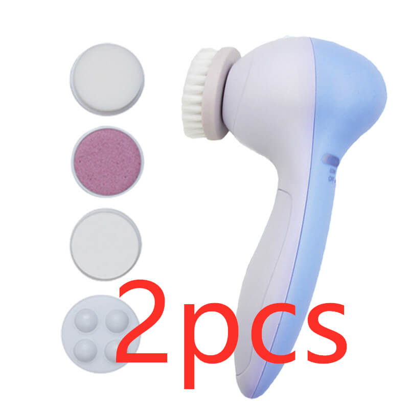 5-In-1 Facial Brush For Exfoliation | Electric Facial Cleansing Device