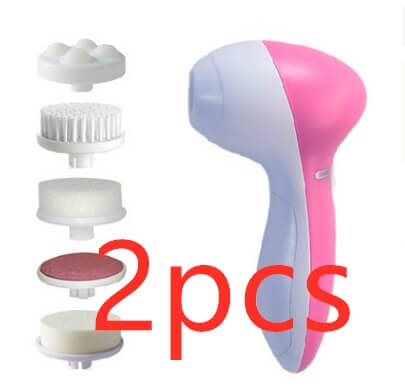 5-In-1 Facial Brush For Exfoliation | Electric Facial Cleansing Device