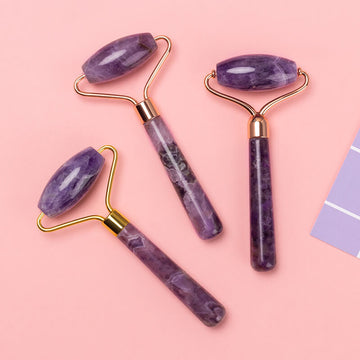 Amethyst Face Roller Massager  Benefits Of Amethyst Face Roller