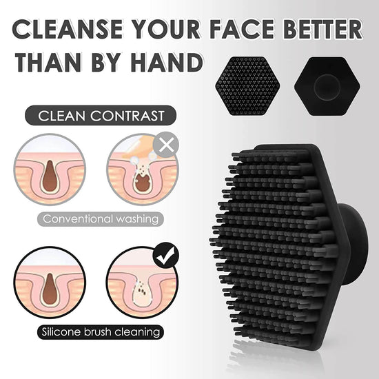 Best Silicone Face Cleansing Brush  Gentle Exfoliating Silicone Scrub