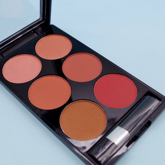 Boutique Style Blush For Natural Makeup Look  Six Shade Blush Palette