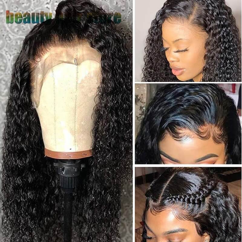 Brazilian Kinky Curly Lace Front Wigs | Kinky Curly Human Hair Wigs