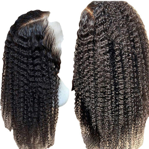 Brazilian Kinky Curly Lace Front Wigs | Kinky Curly Human Hair Wigs