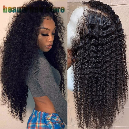 Brazilian Kinky Curly Lace Front Wigs | Kinky Curly Human Hair Wigs