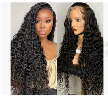   Curly Human Hair Lace Wig Hair Line   Lace Curly Human Hair Wig