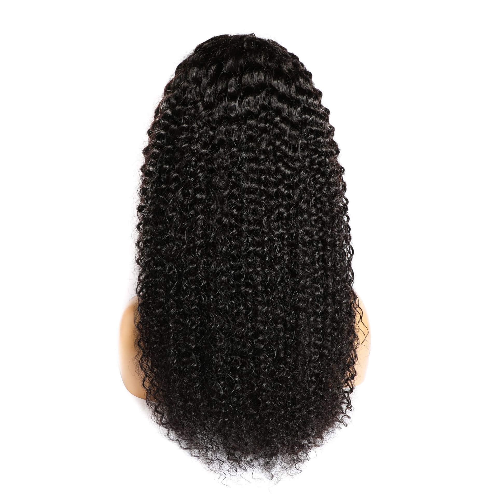   Curly Human Hair Lace Wig Hair Line   Lace Curly Human Hair Wig