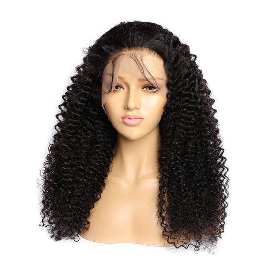   Curly Human Hair Lace Wig Hair Line   Lace Curly Human Hair Wig