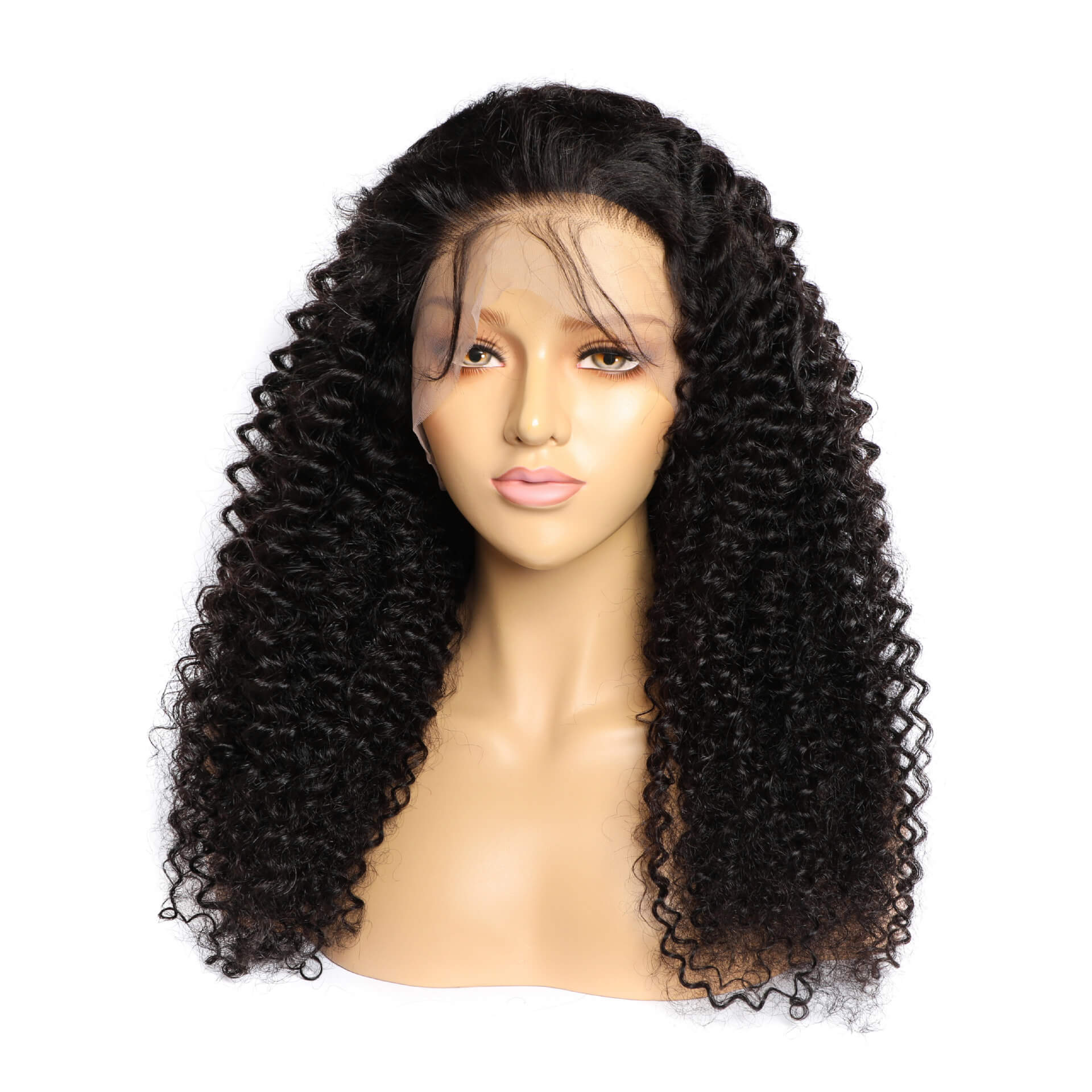  Curly Human Hair Lace Wig Hair Line   Lace Curly Human Hair Wig