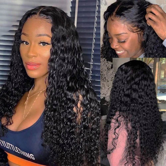   Curly Human Hair Lace Wig Hair Line   Lace Curly Human Hair Wig