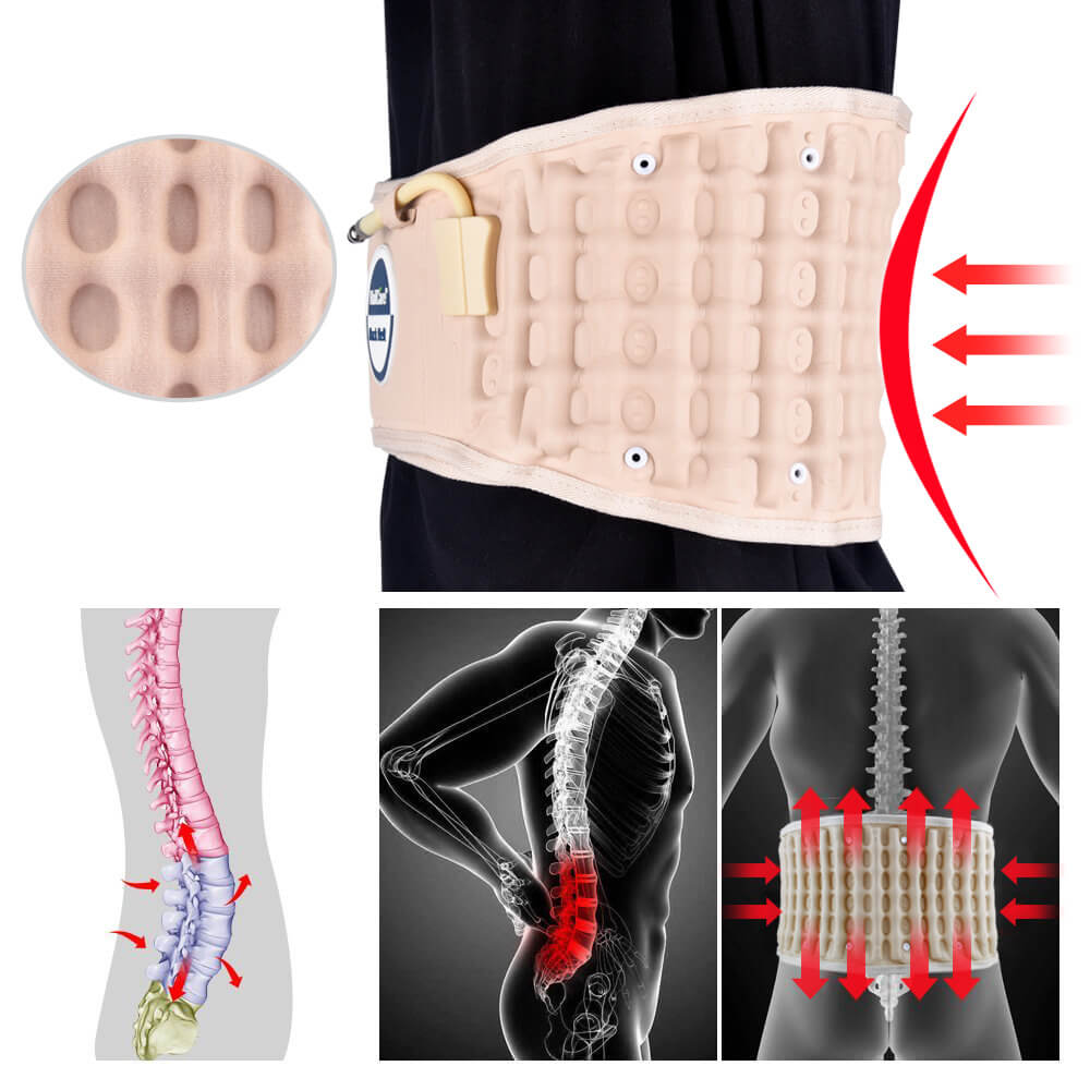 Decompression Spine Belt For Elderly  Inflatable Waist Support Belt