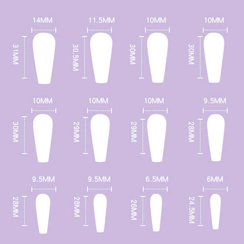 Detachable Fake Nails Easy To Apply | Long Lasting Press On Nails