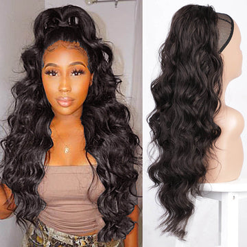 Drawstring Curly Ponytail Extension | Chemical Fiber Ponytail Wig