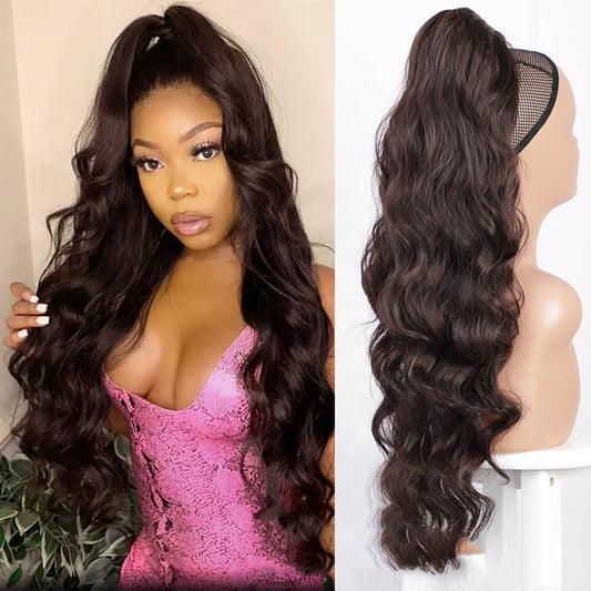 Drawstring Curly Ponytail Extension | Chemical Fiber Ponytail Wig