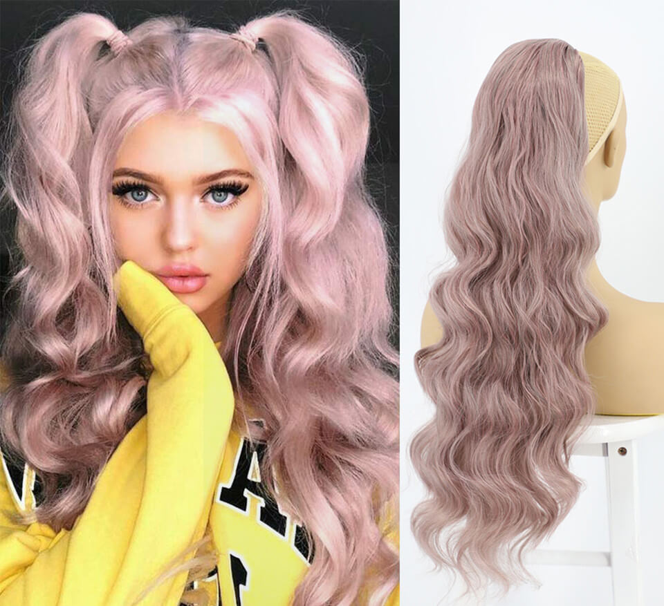 Drawstring Curly Ponytail Extension | Chemical Fiber Ponytail Wig