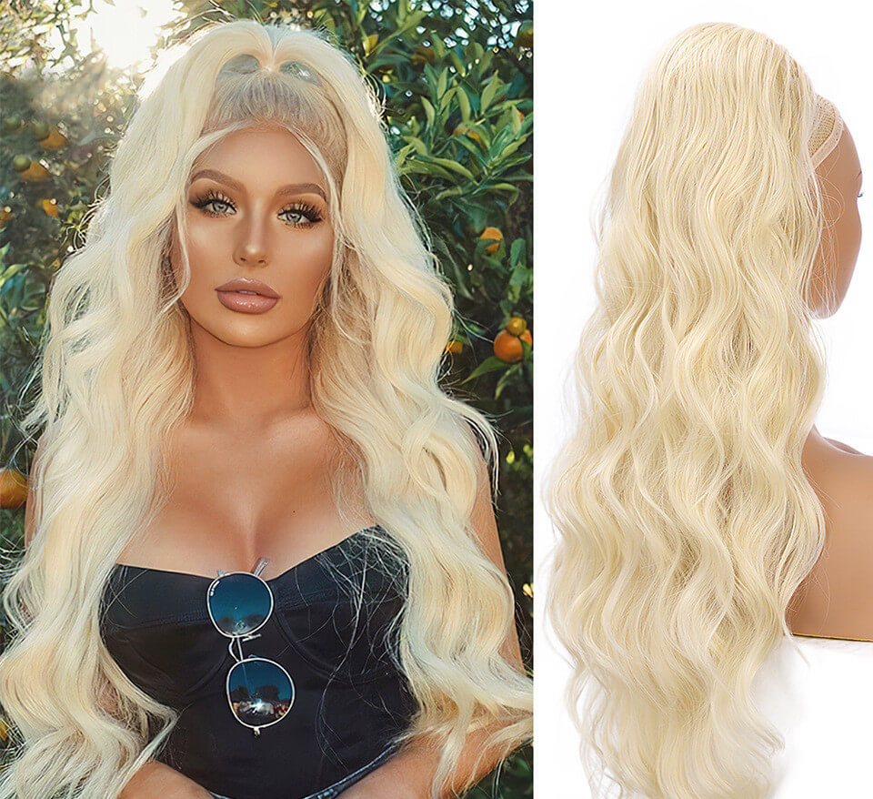 Drawstring Curly Ponytail Extension | Chemical Fiber Ponytail Wig
