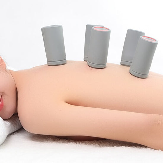 Electric Silicone Cupping Therapy Massager For Back Pain  EMS Cupping