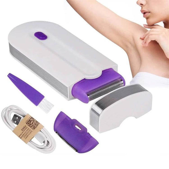Facial Hair Removal Device With Blue Light | Laser Hair Removal Device