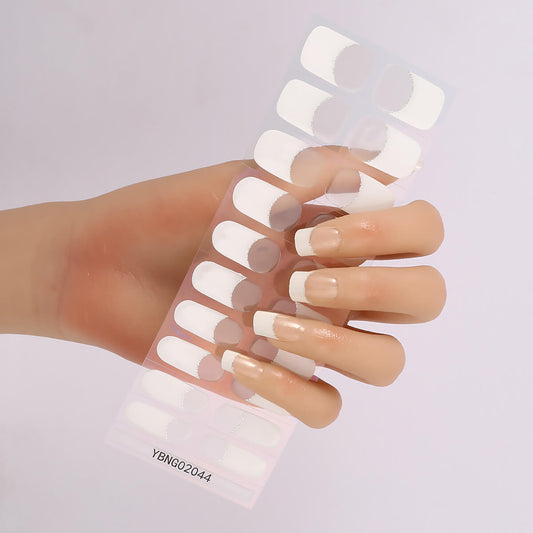 Gel Nail Stickers With Lamp Curing | Semi Cured Gel Nail Stickers
