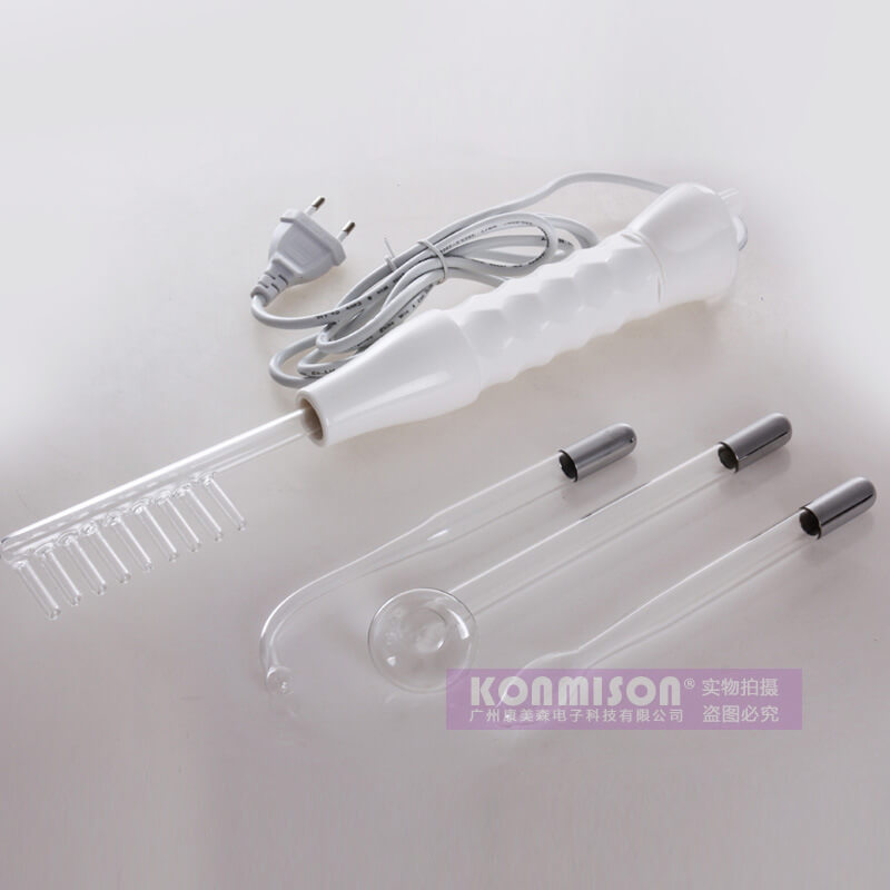 High Frequency Skin Therapy Wand | Facial Electrotherapy Machine