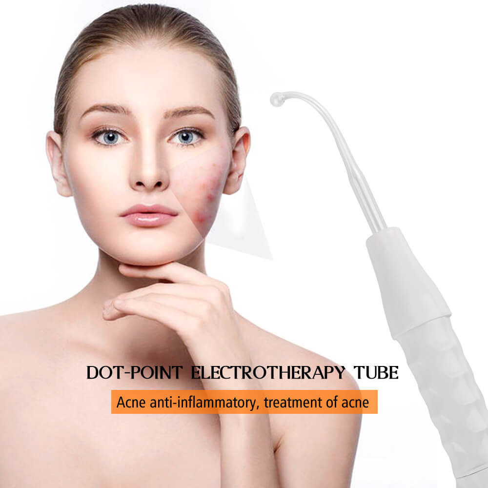 High Frequency Skin Therapy Wand | Facial Electrotherapy Machine