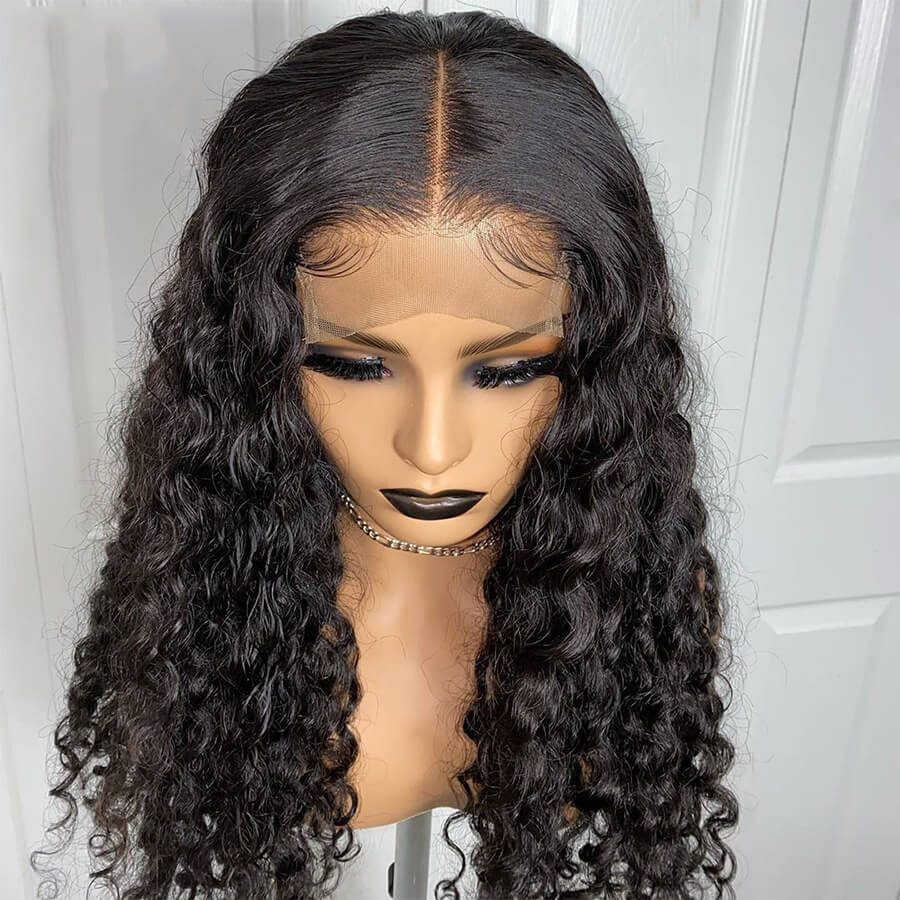   Human Hair Curly Bundles With Frontal And Closure    Human Hair 