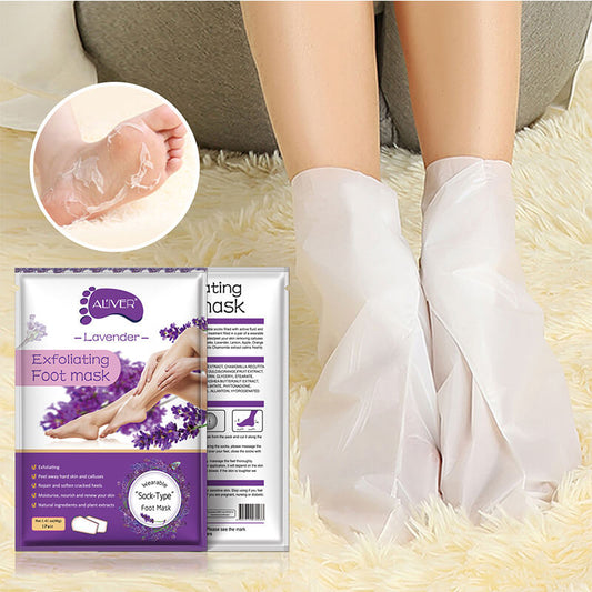 Lavender Foot Mask For Relaxing At Home | ALIVER Lavender Foot Mask