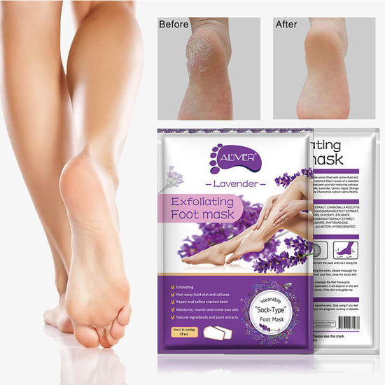 Lavender Foot Mask For Relaxing At Home | ALIVER Lavender Foot Mask