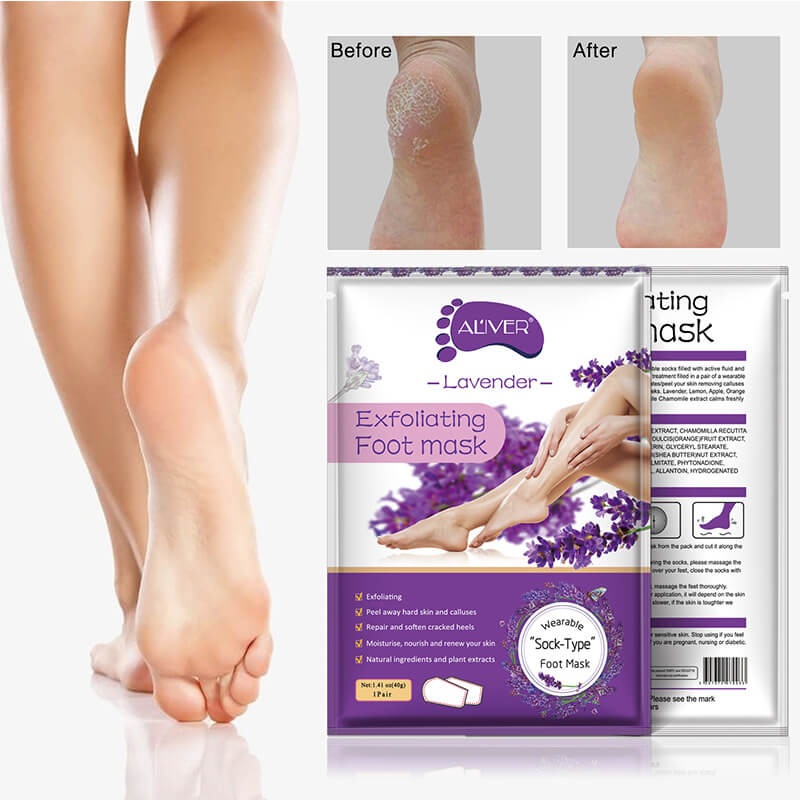Lavender Foot Mask For Relaxing At Home | ALIVER Lavender Foot Mask