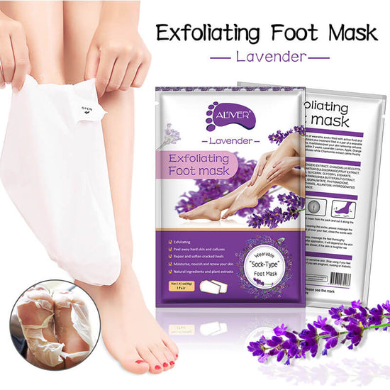 Lavender Foot Mask For Relaxing At Home | ALIVER Lavender Foot Mask