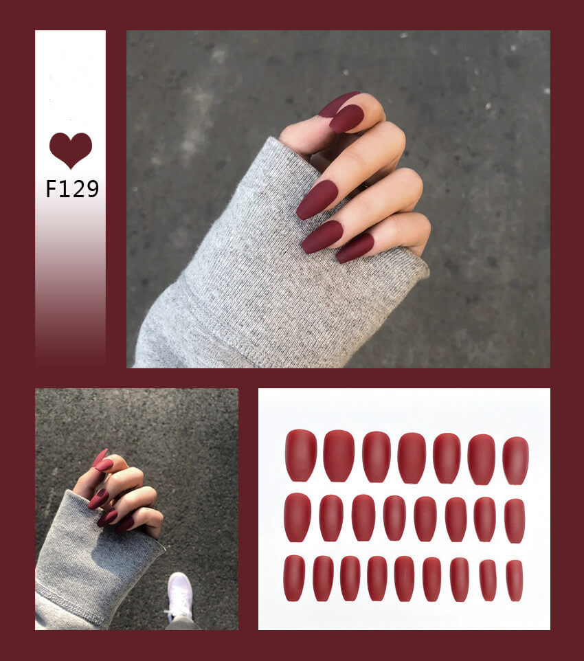 Luxury Handmade Press On Nails  Reusable Fake Nails Designs