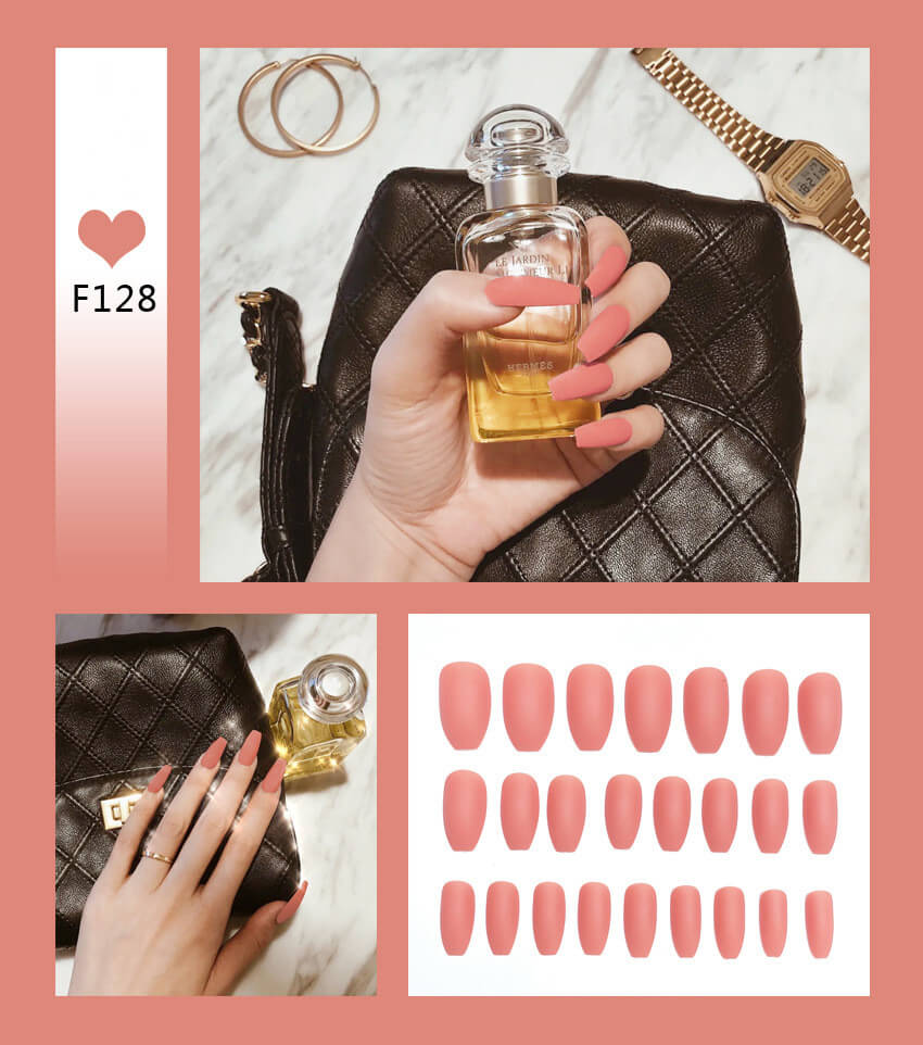 Luxury Handmade Press On Nails  Reusable Fake Nails Designs