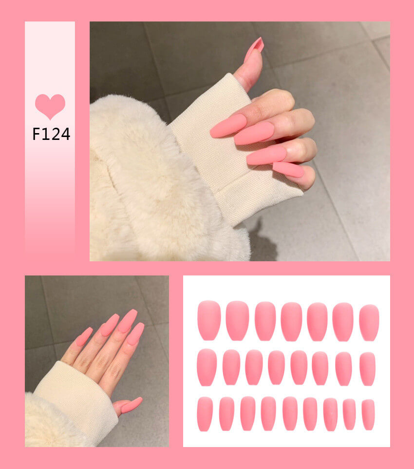 Luxury Handmade Press On Nails  Reusable Fake Nails Designs