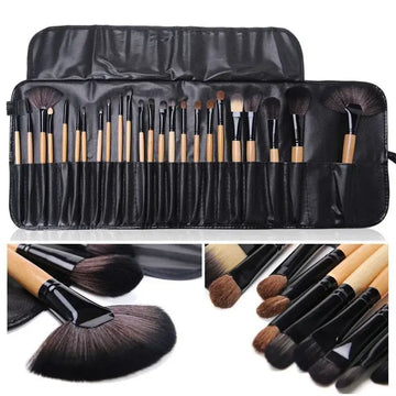 Makeup Brushes For Powder And Foundation  Makeup Brush Set 24 Pcs