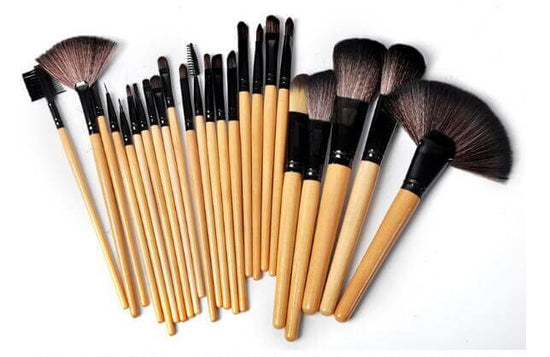Makeup Brushes For Powder And Foundation  Makeup Brush Set 24 Pcs