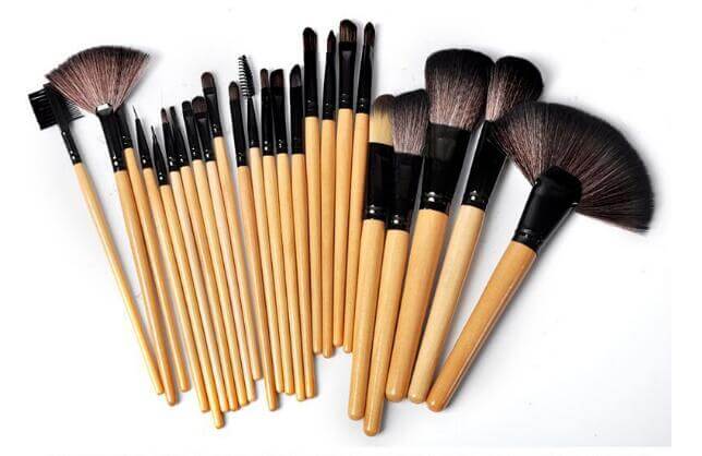 Makeup Brushes For Powder And Foundation  Makeup Brush Set 24 Pcs