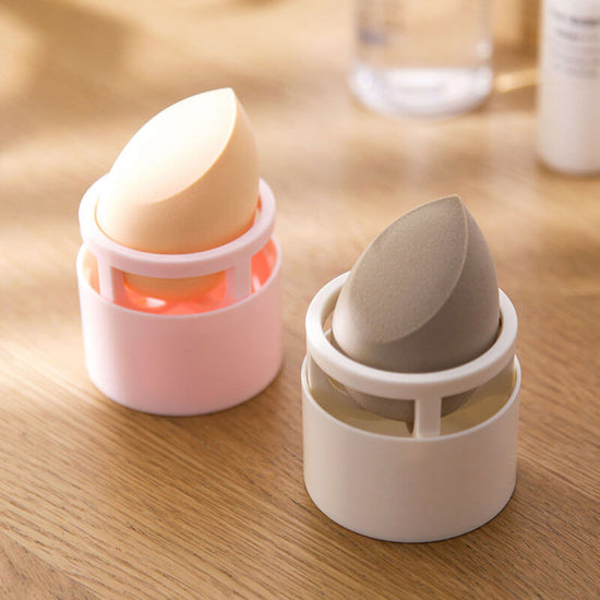 Makeup Sponge Stand With Drainage Holes  Beauty Egg Organizer