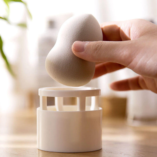 Makeup Sponge Stand With Drainage Holes  Beauty Egg Organizer