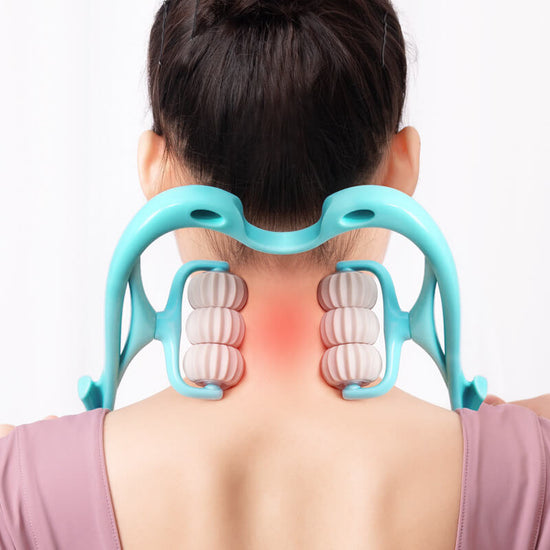 Manual Six-Wheel Massage Tool  Improve Blood Circulation Neck Tool