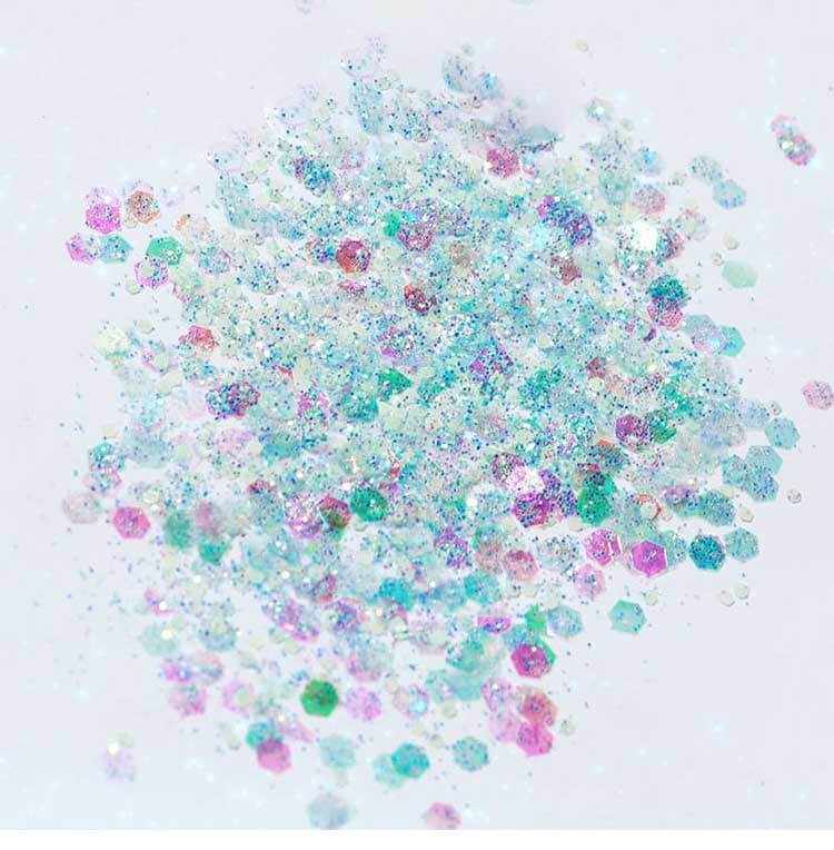 Mixed Color Glitter Set For Acrylic Nails | Nail Art Glitter Set