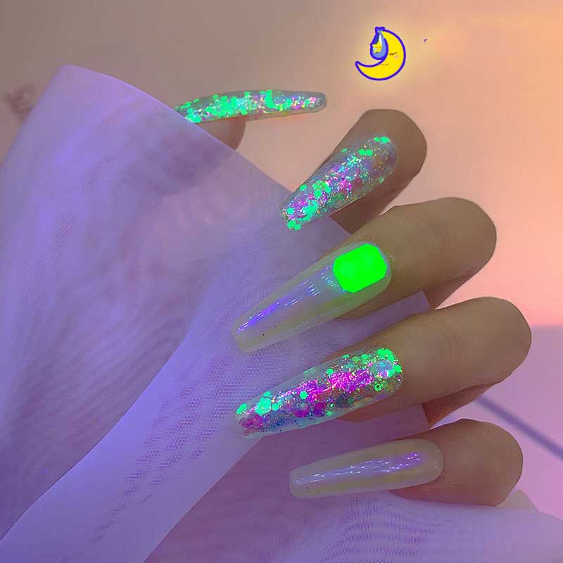 Mixed Color Glitter Set For Acrylic Nails | Nail Art Glitter Set